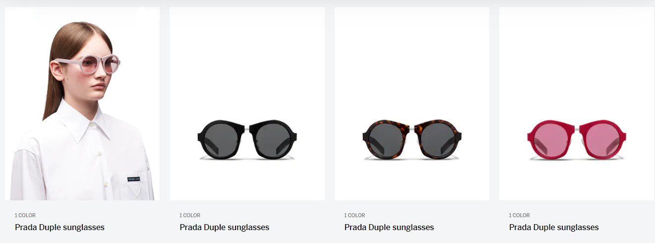 Mắt kính Prada nữ chính hãng Prada Duple Sunglasses