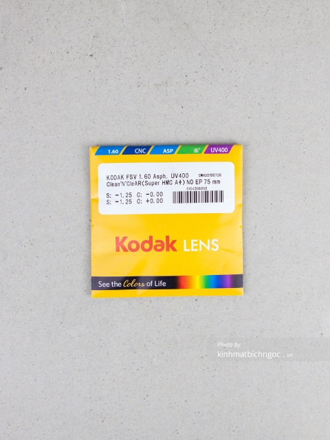 Mắt kính Kodak FSV 1.60
