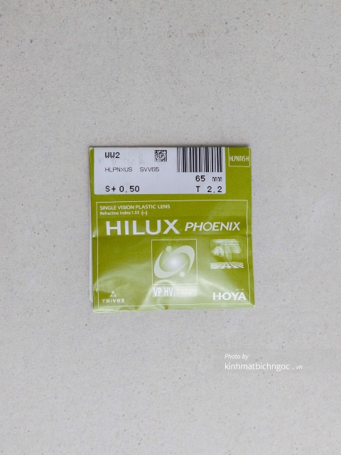 Mắt kính Hoya Hilux Phoenix 1.53