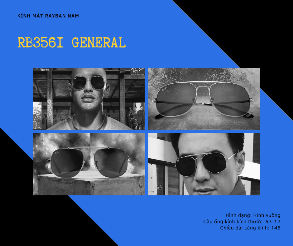 Kính Rayban nam RB3561 General