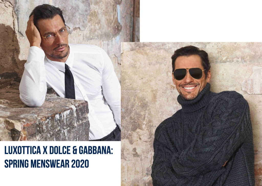 Chiến dịch kính mắt nam mới nhất 2020 của Dolce&Gabbana