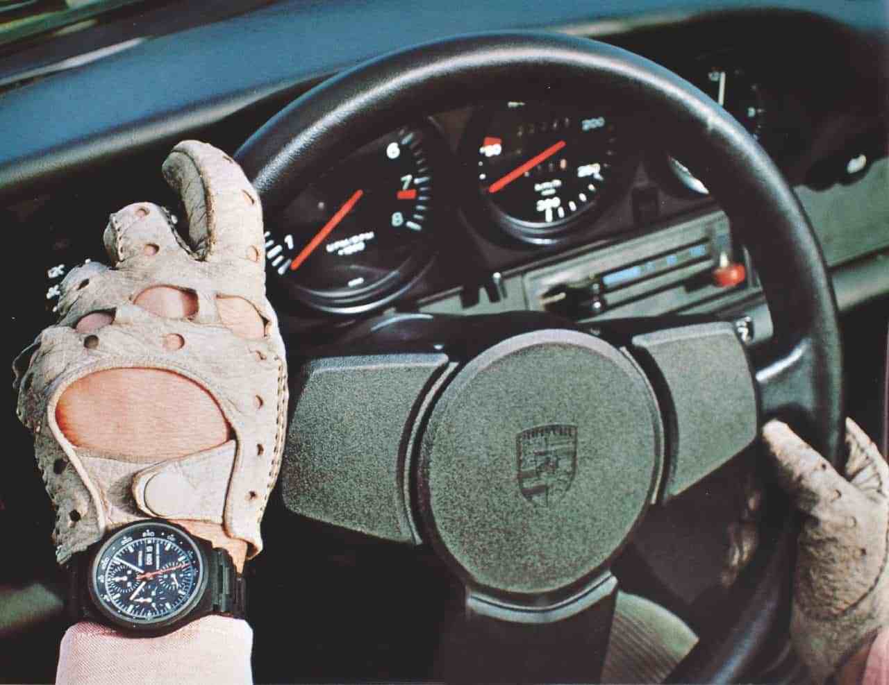 Đồng hồ Porsche Design Black Chronograph ra mắt đầu tiên năm 1974
