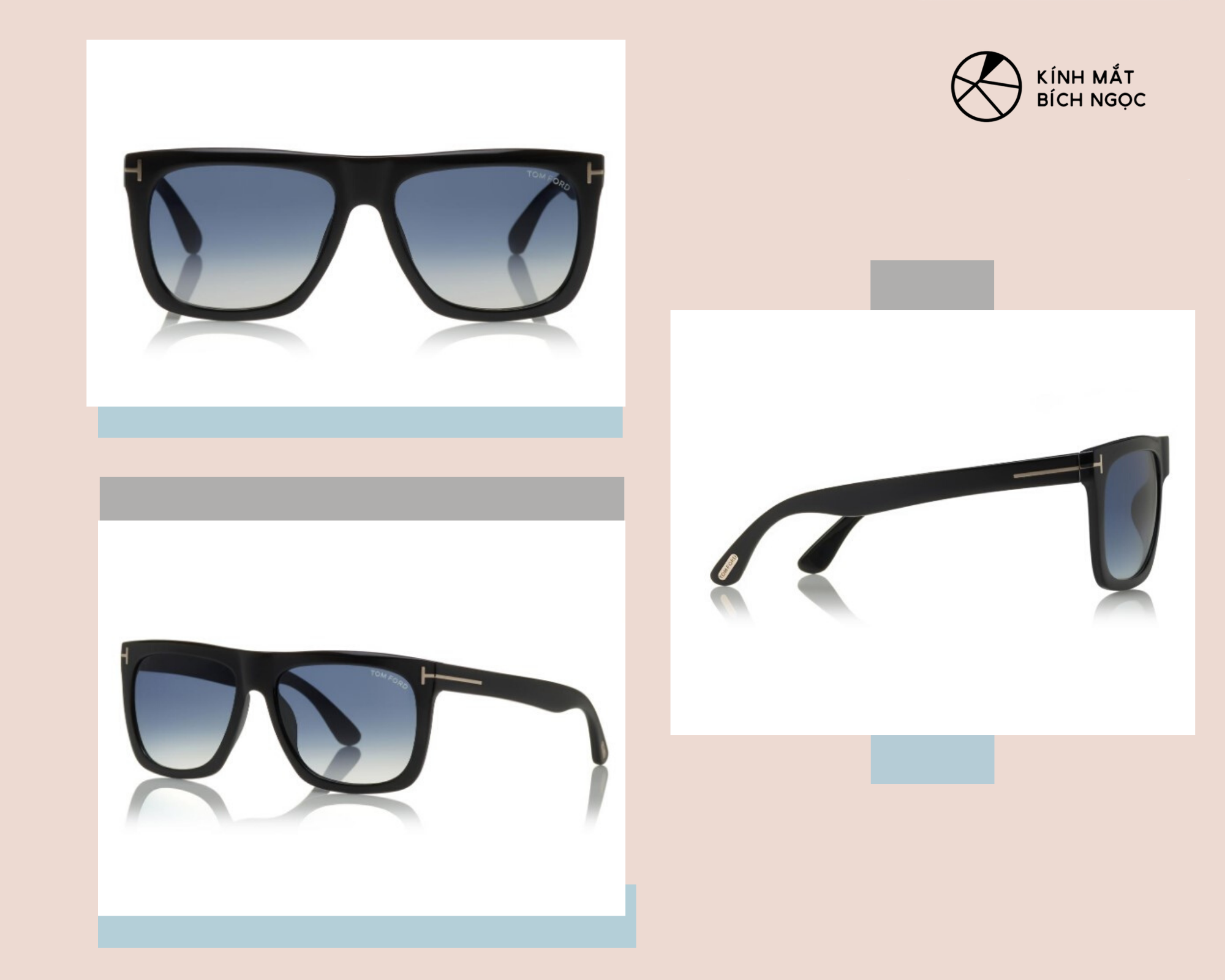 Thiết kế mẫu kính Tom Ford nam chính hãng Morgan Sunglasses có giá 395$